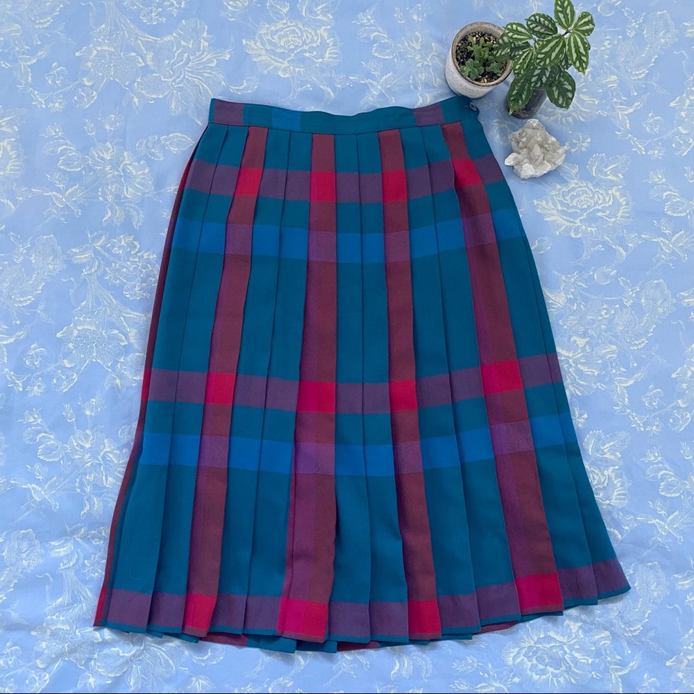 *Vintage* Liz Claiborne Tartan Midi Skirt